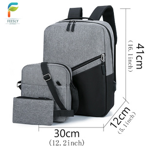 Du lịch máy tính xách tay ba lô 3 trong 1 máy tính xách tay túi giải trí mới máy tính chuyên nghiệp du lịch Ba lô USB sạc cổng - Product Image 2