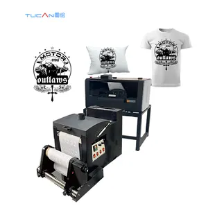 Stampante XP600 dtf a3 i3200 macchina da stampa per t-shirt stampante dtf trasferimento polvere e shaker macchina da stampa dtf commerciale