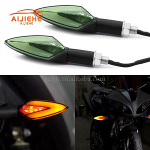 Accesorios de modificación de motocicleta guía de luz LED <span class=keywords><strong>125</strong></span> señal de giro vehículo todoterreno pequeño mono 12V señal de giro diurna - Product Image 5
