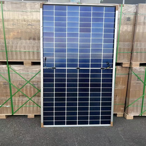แผงโซลาร์เซลล์แบบโมโนคริสตัลไลน์ C Tier 625w 620w แบบสองหน้า Half Cell 144 เซลล์ 615w โมดูลกระจกสองชั้น - Product Image 2