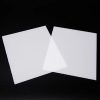 Plaque acrylique blanc laiteux transparente PS Plaque de diffusion givrée PC Gravure Découpe laser Diffuseur pour éclairage LED