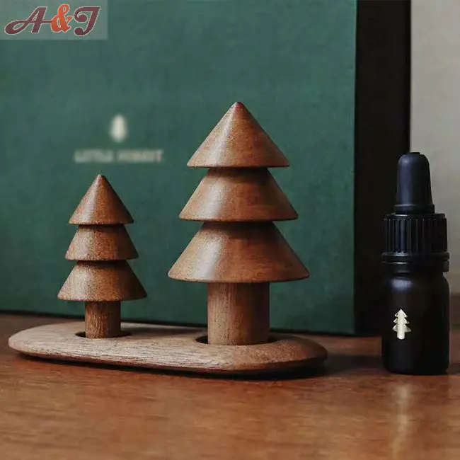 Wooden Christmas tree ornament