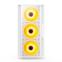 Boîtier d'ordinateur de jeu Wanmisle Mid Tower MicroATX avec panneau latéral en verre trempé avec alimentation électrique, disponible en stock pour PC de bureau
