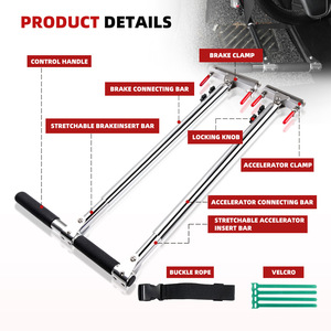 Aides à la conduite portables à commande manuelle en alliage d'aluminium pour conducteurs handicapés, produits de modification automobile - Product Image 2