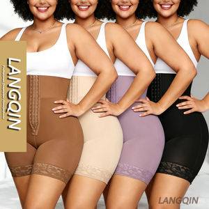 Best-Selling Women's Plus Size <b>Shapers</b> Butt Lifter Shapewear Bodysuit Firm Control Breathable Eco-Friendly Padded - Product Image 1
