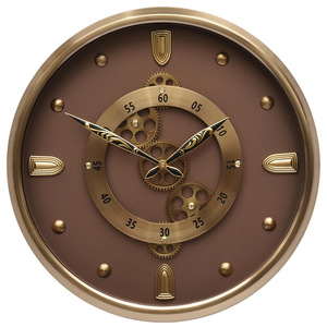 <span class=keywords><strong>Orologio</strong></span> da <span class=keywords><strong>Parete</strong></span> in Metallo Rotondo Creativo Retrò Americano di Alta Gamma 45cm con <span class=keywords><strong>Ingranaggi</strong></span> Dinamici per Arredamento Casa <span class=keywords><strong>Orologio</strong></span> da <span class=keywords><strong>Parete</strong></span> Silenzioso con <span class=keywords><strong>Ingranaggi</strong></span> Mobili Stile Antico - Product Image 1
