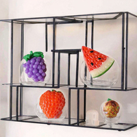 Breloques en résine mignonnes en forme de fruits pour accessoires de cheveux DIY : décorations fraise, banane, ananas