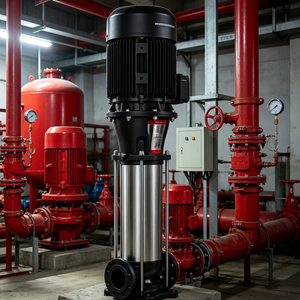 Bomba Centrífuga Vertical Multietapa CR 215-5 A-F-A-E-HQQE, Base de Hierro Fundido, Cabezal de Acero Inoxidable EN 1.4301, 1 Año de Garantía, 160kw, 380V - Product Image 4