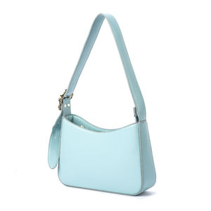 Bolso Hobo Minimalista Azul Pastel, Bolso de Hombro Único y Elegante para Mujer - Product Image 2
