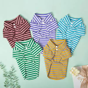 Pakaian Hewan Peliharaan Label Pribadi, Pakaian Anjing Antialergi, Kemeja Musim Panas Ringan dan Sejuk, Kemeja Polo Berkerah Dua Kaki - Product Image 6