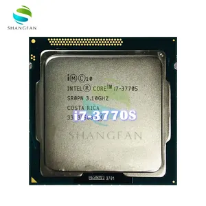 Para i7-3770S Intel Core i7 3770 i7 3770 Quad Core de 3,1 GHz de ocho núcleos 65W procesador de CPU LGA 1155