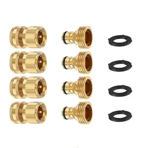 3/4 OEM Garden Pipe Coupling Brass Metal Plumbing Fittings Union Quick Connector