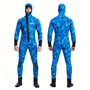 Combinaison de plongée YONSUB pour homme 7/6 mm et 5/4 mm, combinaisons intégrales pour homme, combinaison intégrale 7 mm pour homme avec fermeture éclair sur le devant pour la plongée, la plongée avec tuba, le surf et la natation - Product Image 3