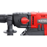 8891818 EXTOL Premium 20V Li-ion 2000mAh Perforateur Sans Fil Rapide à Impact Pneumatique Deux Vitesses pour Forets SDS Plus