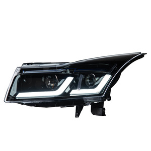 Faro Anteriore per Chevrolet Cruze 2009-2014, Gruppo Ottico a LED Stile <span class=keywords><strong>BMW</strong></span> Serie 5, Doppio L DRL con Lente Proiettore - Product Image 2