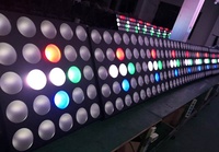 Projecteur LED Matrix Blinder 3-en-1 RGB 800W Haute Puissance 25x avec contrôle DMX512 Ra90, Angle de Faisceau 24/38/60° pour Parc à Thème et Spectacles Scéniques