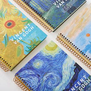 Cuaderno Xinyin <span class=keywords><strong>Van</strong></span> <span class=keywords><strong>Gogh</strong></span> <span class=keywords><strong>de</strong></span> tapa dura, cuaderno en espiral, diario <span class=keywords><strong>de</strong></span> arte, 300 páginas, cuadernos universitarios en espiral para el trabajo - Product Image 4
