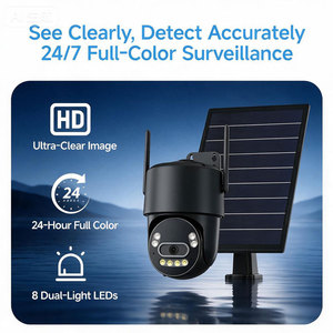 กล้องวงจรปิด Source Factory Solar Outdoor AOV Security PTZ  4G WiFi บันทึก 24/7 แบตเตอรี่ 15600mAh ติดตามอัตโนมัติ  <span class=keywords><strong>CamHiPro</strong></span> CCTV - Product Image 6