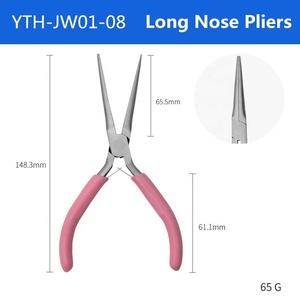 Yth Kim Phẳng Màu Hồng Mũi Dài Mũi Cắt Đồ Trang Sức Công Cụ Trang Sức Làm Kìm Đồ Trang Sức Kìm Tự Làm Kìm - Product Image 4