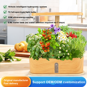 Système hydroponique pour cultures rapides avec lampes LED à spectre complet optimisées pour la culture de micro-légumes - Product Image 3