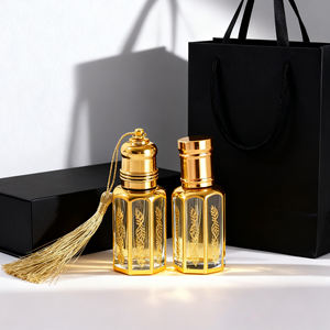 Bouteille à rouleaux dorés de 3ml 6ml 10ml 12ml Petit rouleau d'huile de <span class=keywords><strong>parfum</strong></span> sur bouteille Attar en verre Bouteille en verre vide colorée rechargeable personnalisée - Product Image 5