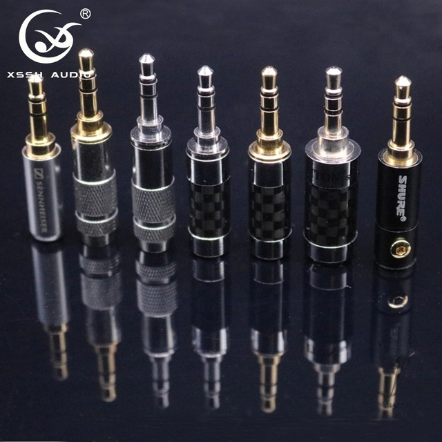 YIVO XSSH HIFI Audio Video 3.5mm Audio Jack Plug Gold Contact Male OEM Wholesale Hi-End Microphone Earphone Headphone Connectors