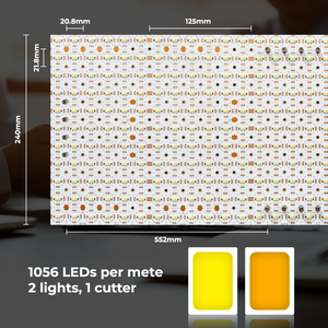 Foglio pannello LED bianco sintonizzabile 10M rullo continuo 24V DC bassa tensione per mobili di illuminazione e display commerciali - Product Image 5