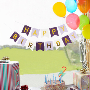 Vente Flash : Bannières en papier écologiques et durables personnalisées en forme de queue de poisson, décorations suspendues imprimées en sérigraphie pour fêtes d'<span class=keywords><strong>anniversaire</strong></span>, Marque LK - Product Image 3