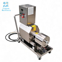 Pompe émulsifiante multi-étages en acier inoxydable, homogénéisateur pour le mélange de liquides cosmétiques, pharmaceutiques et alimentaires, ligne industrielle.
