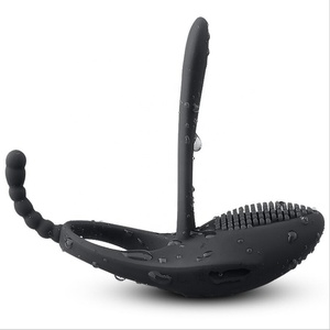 7 modos de silicona médica pene anillo vibrador masajeador por par - Product Image 3