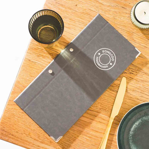 Porta Menús Personalizados al por Mayor, Estilo Libro con Tornillos, Cubierta para Menús de Restaurantes y Bares - Product Image 3