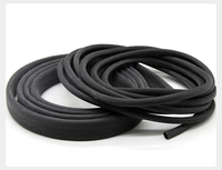 Blanco/Negro ID 1 - 20mm Resistente a altas temperaturas 600 Deg.C Tubo de fibra de vidrio Fibra de vidrio química Funda trenzada Protector de cable