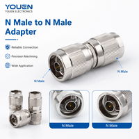 Adaptateur RF N mâle vers N mâle, connecteur coaxial pour câble d'antenne et communication sans fil