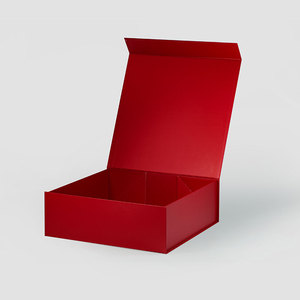 Luxury square <strong>Red</strong> Women Handbags Rigid Packaging Paper Gift <strong>Box</strong> with Magnetic Lid - Product Image 2