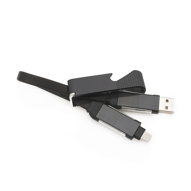 Electric Gift USB 3A Bottle Opener With 4 in 1 Data Cable Smart Gadgets Technology New Product 2023 Popular Novelty Gifts