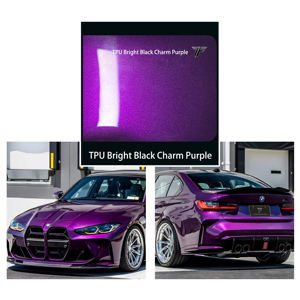 <span class=keywords><strong>Film</strong></span> de protection de peinture automobile TPU auto-cicatrisant, anti-rayures, à changement de couleur, épaisseur 7,5 mil, série luxe violette, garantie 5+ ans - Product Image 2