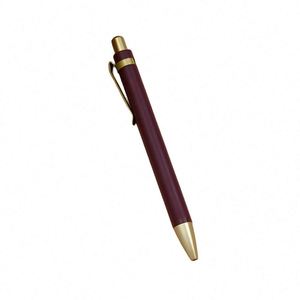 Stylo bille métallique de luxe haut de gamme couleur café, très vendu, avec logo, fin et élégant, idéal pour la publicité, stylos gel - Product Image 6