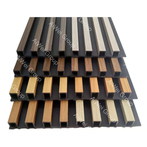 Pannello Murale WPC Semi-Coperto per Interni, Pannelli in <span class=keywords><strong>Legno</strong></span>-Plastica per Decorazione di Sfondi Interni - Product Image 1