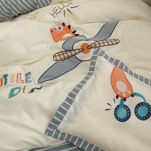 Juego de Ropa de Cama de 3 Piezas ETM 100% Algodón, 300 Hilos, Diseño Estampado, Cubrecamas Duraderos, Transpirables, Personalizables, Simples 4 - Product Image 3