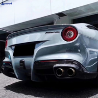 Kit de pare-chocs arrière de haute qualité, léger, pour Ferrari F12, style DMC modifié, diffuseur arrière en fibre de carbone forgée, kit carrosserie