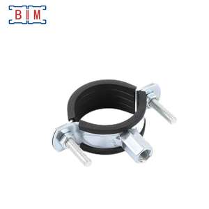 Steunklem <span class=keywords><strong>U</strong></span>-profiel koolstofstaal elektrogalvaniseerd O-type isolatiepijpklem - Product Image 3