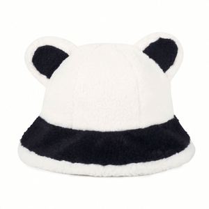 Wholesale Fashion Adult Fluffy Faux Fur Travel Casual All Seasons Bucket <b>Hats</b> with Removable Ears <b>for</b> Women - Product Image 6