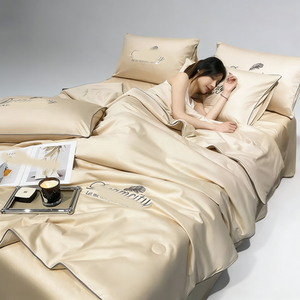 Home Bedding High Quality Washed Cotton Quilt Skin Friendly Durable European American Style - Product Image 1