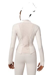 Chaqueta y mallas de yoga impermeables y transpirables XL para mujer, conjunto de ropa deportiva para entrenamiento de gimnasio con características de talla grande, patrón sólido - Product Image 4