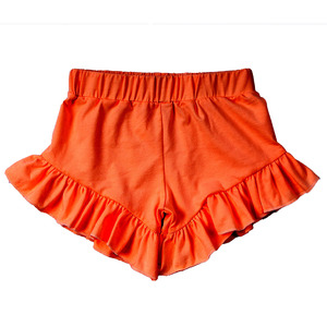 Di estate Little Girls Bicchierini Casuali Solido Infantile Vestiti Del Bambino Del Cotone Ruffle Bloomer Ragazze Ruffle Shorts Per Le Bambine - Product Image 6