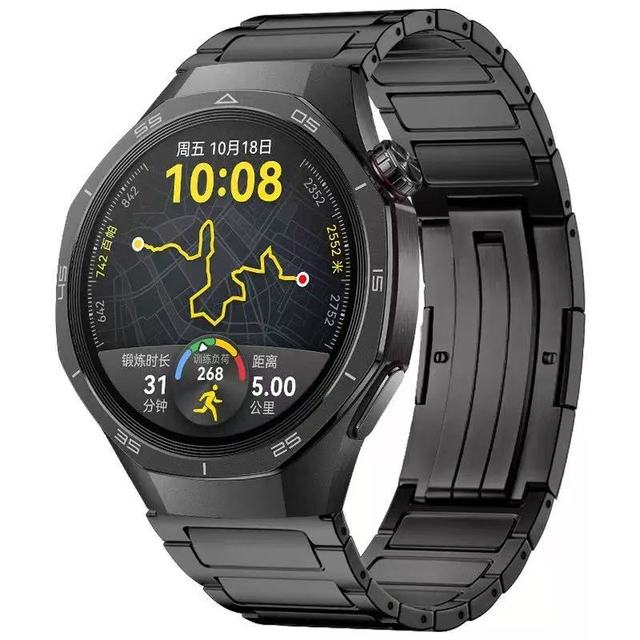 22mm Quick Release Stainless Strap for Huawei Watch GT5 Pro 46mm 3/4 Pro GT4 GT3/3P GT2/2e/2P Luxury Metal Watch Band