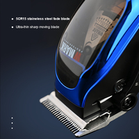 Tondeuse à cheveux professionnelle rechargeable WMARK NG-9002 avec logo personnalisé, moteur Maglev 10000 tr/min, pour usage domestique, en anglais