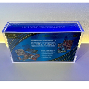 Kotak pajangan akrilik koleksi ultra-premium Mega Charizard X Ex Custom Clear New UPC - Product Image 4