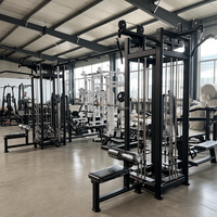 Appareil de musculation commercial multifonctionnel 5 stations, équipement de gym, crossover à câbles Jungle, machine multifonctionnelle 8 stations