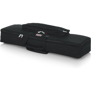 Étui pour clavier avec roulettes et bretelles réglables, sac de transport rembourré avec 4 poches pour accessoires, échantillon gratuit - Product Image 1